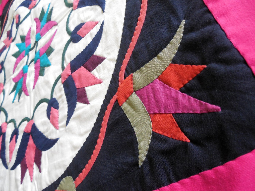 Festive Lotus II | Handmade Pillow