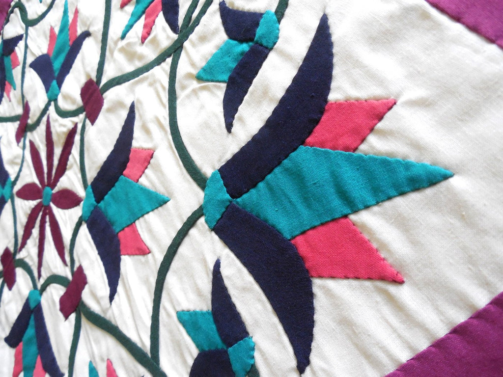 Enchanted Flower III | Handmade Pillow