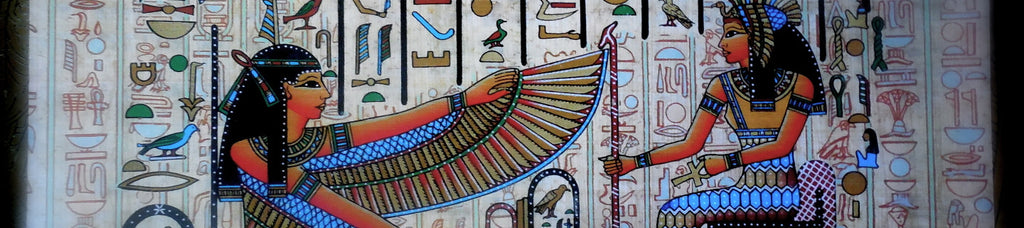 Ancient Egyptian Papyrus Paintings