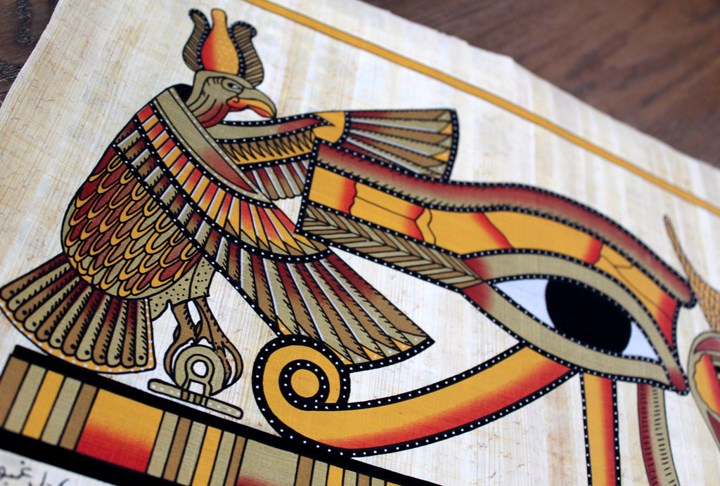 Eye of Horus II | Ancient Egyptian Papyrus Painting