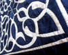 Midnight Flower | Applique Art Wall Hanging Handstitched Egyptian Khayamiya