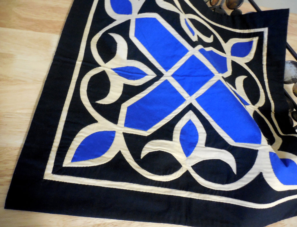 Arabesque V | Applique Art Wall Hanging Handstitched Egyptian Khayamiya