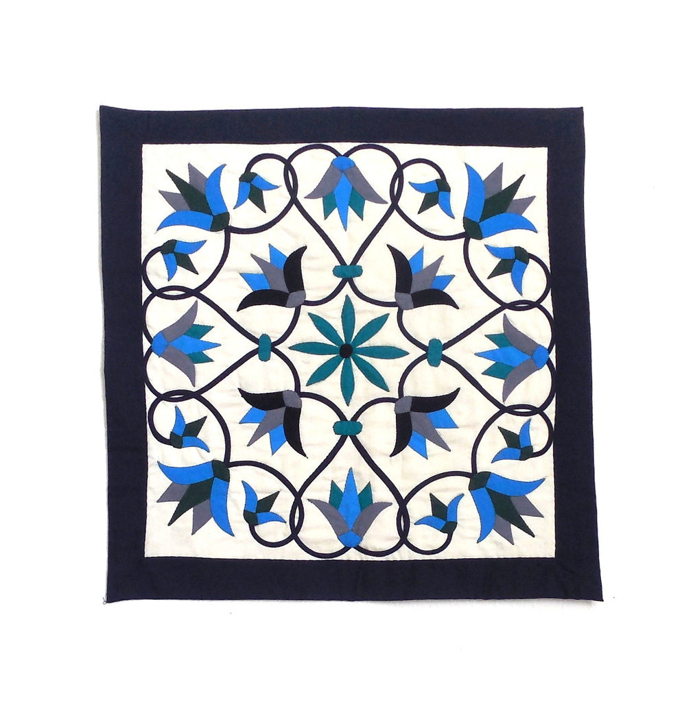 Enchanted Flower | Applique Art Wall Hanging Handstitched Egyptian Khayamiya
