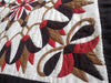 Earthy Lotus | Applique Art Wall Hanging Handstitched Egyptian Khayamiya
