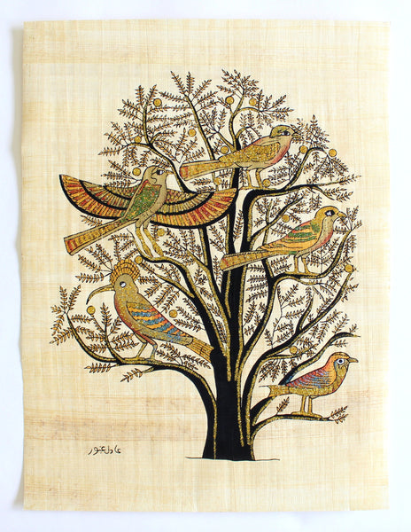 Tree of Life | Ancient Egyptian Papyrus Painting Main Arkan Gallery