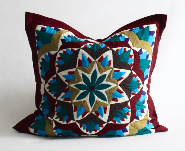 Blooming Lotus | Handmade Pillow